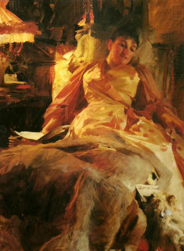 Anders Zorn etude eclairage china oil painting image
